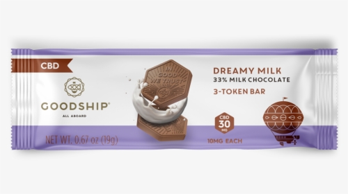Cbd Dreamy Milk Chocolate Tokens, HD Png Download, Free Download