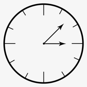 Watch Time Timetable - Clock Showing 12.15, HD Png Download, Free Download