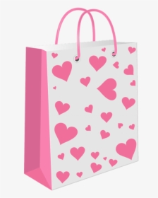 Gift Bags Png - Pink Gift Bag Png, Transparent Png, Free Download