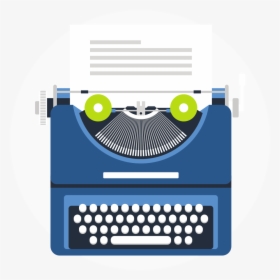 Content Marketing - Typewriter Icon Free, HD Png Download, Free Download