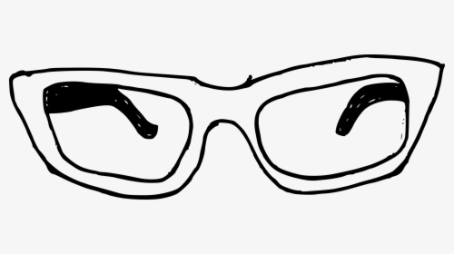 Goggles Drawing Eye - Line Art, HD Png Download, Free Download
