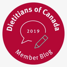Dc Member Blog Badge 2019 En - Dietician Of Canada, HD Png Download, Free Download