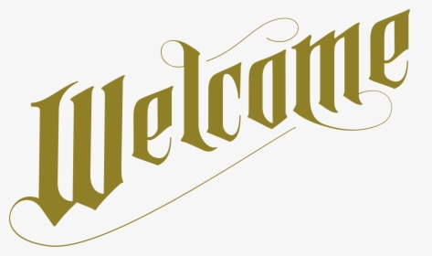 Gothic Welcome Text - Welcome Typography Png, Transparent Png, Free Download