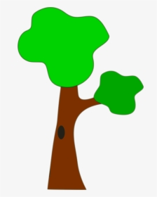 Bird Download Cc Plant - Cartoon Tree With One Branch, HD Png Download, Free Download