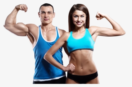 Fitness Couple Png 5 » Png Image - Protein Man And Women, Transparent Png, Free Download