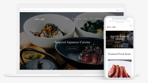 Restaurant Website Template - Reservation Website Design Restaurant, HD Png Download, Free Download