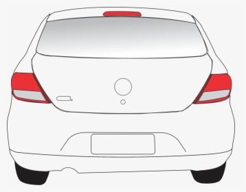 Transparent Car Rear Png - Back Of Car Clipart, Png Download, Free Download