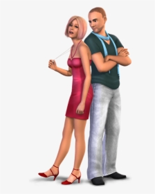 The Sims Couple - Pareja Simis Png, Transparent Png, Free Download