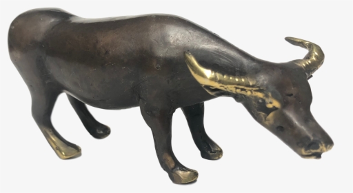 Small Brass Water Buffalo Water Buffalo - Bull, HD Png Download, Free Download