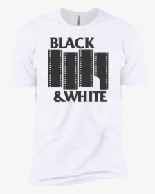 Black & White Film Premium Short Sleeve T-shirt - Black Flag, HD Png Download, Free Download
