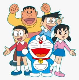 Transparent Friends Png - Doraemon And Friends Drawing, Png Download, Free Download