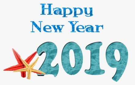 Happy New Year Png Image - Starfish, Transparent Png, Free Download