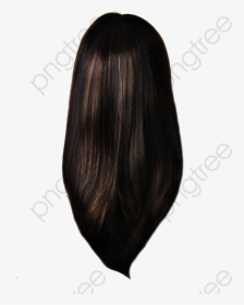 Straight Black Hair Clipart, HD Png Download, Free Download