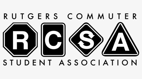 Rutgers Commuter Student Association Rcsa Logo Black - Rutgers Commuter Student Association, HD Png Download, Free Download