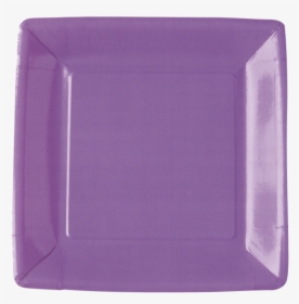 Colored Purple Square 23cm - Plate, HD Png Download, Free Download