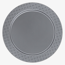 Diamond- Elegant Disposable Plate Chargers Silver 33cm - Plate, HD Png Download, Free Download