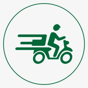 Transparent Unload Dishwasher Clipart - Delivery Bike Icon Png, Png Download, Free Download