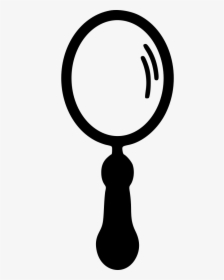 Mirror Clipart Svg Graphic Free Library - Hand Held Mirror Art Png, Transparent Png, Free Download