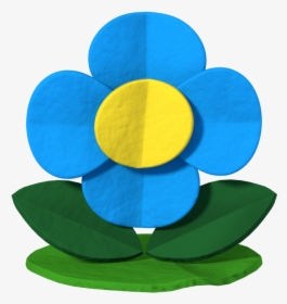 Image Mario Color Splash - Paper Mario Color Splash Flower, HD Png Download, Free Download