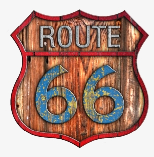 Transparent Route 66 Sign Png - Route 66 Wood Sign, Png Download, Free Download
