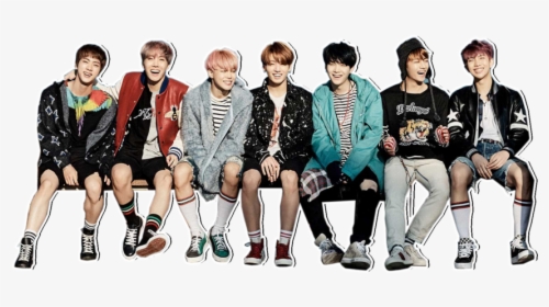 Bts Group Png - Bts Boy With Luv Png, Transparent Png, Free Download