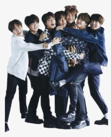 Sorry For This Messy Sticker - Bts Group Photo Cute, HD Png Download, Free Download