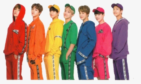 Gonna Start A Rainbow Sticker Seris On Here So I Thught - Bts 4th Muster Rainbow Photoshoot, HD Png Download, Free Download