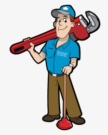 Prestige Plumbing Plumber - Cartoon, HD Png Download, Free Download