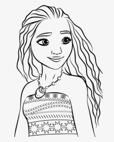 1000 X 2100 12 - Disney Princess Moana Drawing, HD Png Download, Free Download