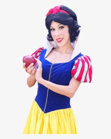 Princess Parties Snow White Character - Cosplay, HD Png Download, Free Download