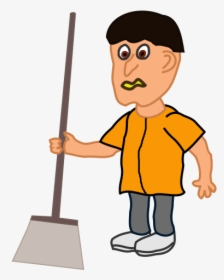 Tajik Cleaner - Boy Maid Cartoons, HD Png Download, Free Download