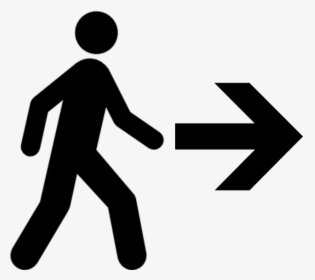 Walking Person Icon Vector, HD Png Download, Free Download