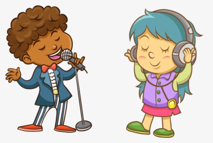 Cartoon Singing Song Illustration - Singing Clipart, HD Png Download, Free Download