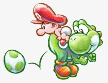 Yoshi Und Baby Mario, HD Png Download, Free Download
