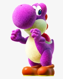 Purple Yoshi Crafted World, HD Png Download, Free Download