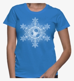 Simple & Cool Yoshi Egg Snowflake T Shirt - Wish T Shirt, HD Png Download, Free Download