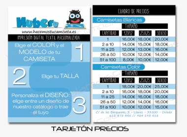 0924 Tarjeton Precios - Listado Precios Diseñador Grafico, HD Png Download, Free Download