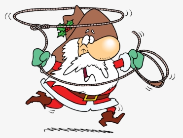 Lasso Clipart Lazo - Cowboy Santa Claus Clipart, HD Png Download, Free Download