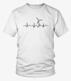 Wind Turbine Heart Beat T Shirt - That's All Folks Shirt, HD Png Download, Free Download