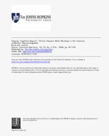 Johns Hopkins University Press, HD Png Download, Free Download