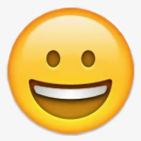 #emoji #emoticon #sonrisa #picsart #remix #whatsap - Smiley Face Emoji, HD Png Download, Free Download