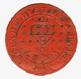 ½ Anna Scarlet Scinde Dawk Stamp, - Circle, HD Png Download, Free Download