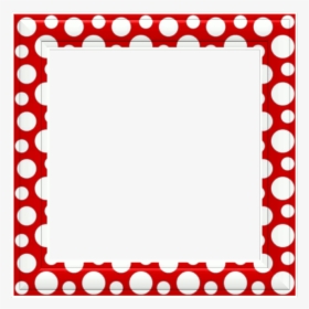 Christmas Page Royalty Free Techflourish Collections - Red Polka Dot Border Clip, HD Png Download, Free Download