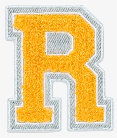 Varsity Letter Yellow Patches - H Varsity Letter Yellow, HD Png Download, Free Download