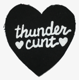 Thunder Cunt Patch - Heart, HD Png Download, Free Download