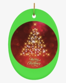 Ceramic Green Christmas Ornaments - Christmas Tree Tag Background, HD Png Download, Free Download
