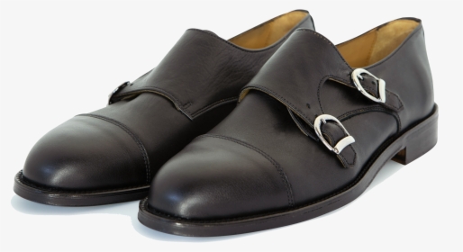 Zapato Doble Hebilla Negro Mate"  Class="lazyload Lazyload - Slip-on Shoe, HD Png Download, Free Download