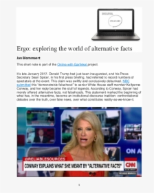 Kellyanne Conway Alternative Facts, HD Png Download, Free Download