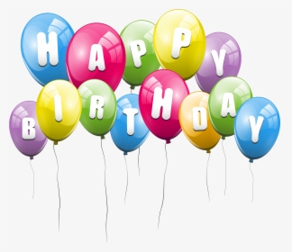 Transparent Background Happy Birthday Balloon Png, Png Download, Free Download