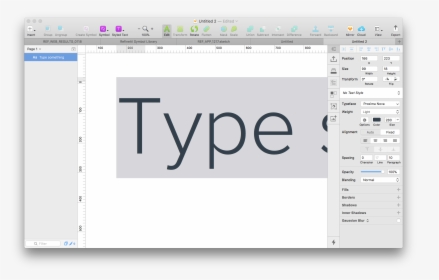 This Is A Selected Text Layer In Sketch - Multimedia Software, HD Png Download, Free Download